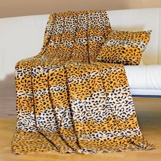 Плед + 2 подушки «Леопард»