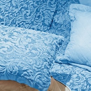 Подушка (45 х 45 см, 2 шт.) цвет голубой