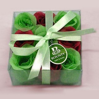 Мыло фигурное для ванны «Розы» BOUNTY, красный и зеленый