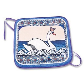 Подушка для стула «Лебеди»