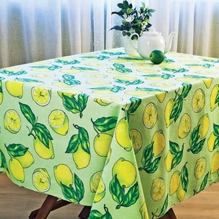 Скатерть «Лимоны», 200 х 146 см
