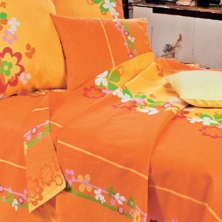 Постельное белье «Татьяна», 2-сп., оранжевый
