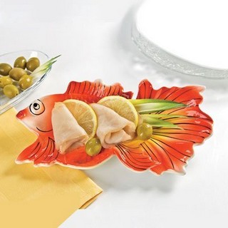 Тарелка «Золотая рыбка», размер 12 х 22 см