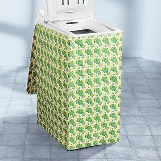 Чехол для стиральной машины с вертикальной загрузкой, зеленый