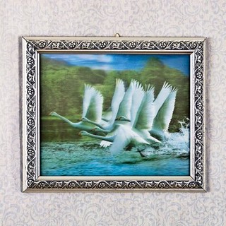 Картина «Лебеди», 24 х 29 см