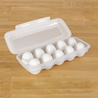 Контейнер для 10 яиц, размер 12 х 27 х 7 см
