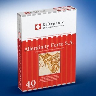 БАД ALLERGINITY FORTE S.A., антиаллергический эффект